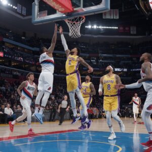 Portland Trail Blazers and Los Angeles Lakers, player stats