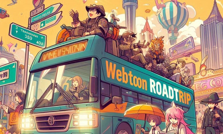 webtoon roadtrip to a convention​